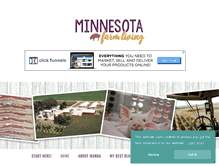 Tablet Screenshot of mnfarmliving.com